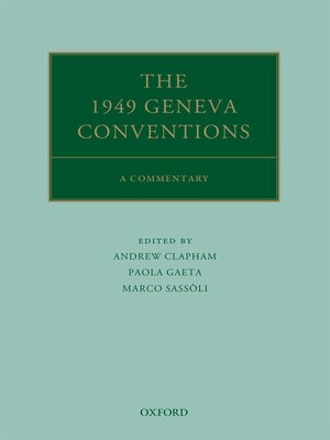 cover image of The 1949 Geneva Conventions